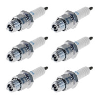 6 Spark Plugs with flat seal seat NGK IAM expertise for...