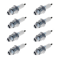 8 Spark Plugs with flat seal seat NGK IAM expertise for...