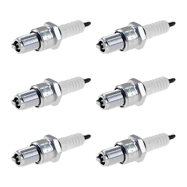 6 Spark Plugs with flat seal seat NGK aftermarket expertise for HONDA and others