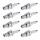8 Spark Plugs with flat seal seat NGK aftermarket expertise for HONDA and others