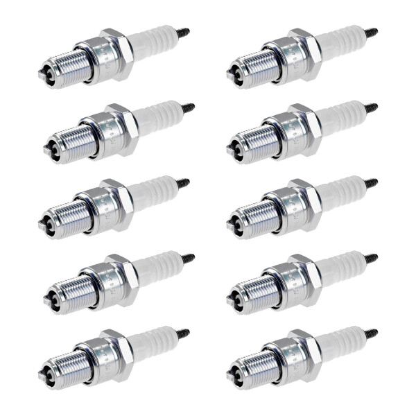 10 Spark Plugs with flat seal seat NGK IAM expertise for HONDA and others