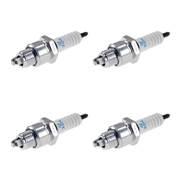 4 Spark Plugs with flat seal seat NGK aftermarket expertise for HONDA and others