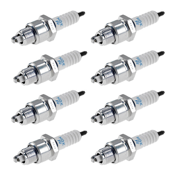 8 Spark Plugs with flat seal seat NGK aftermarket expertise for HONDA and others