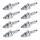 8 Spark Plugs with flat seal seat NGK aftermarket expertise for HONDA and others