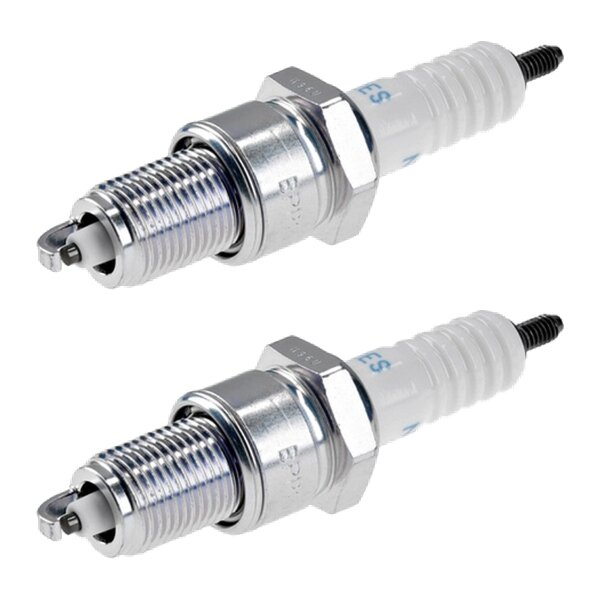 2 Spark Plugs with flat seal seat NGK aftermarket expertise for MAZDA and others