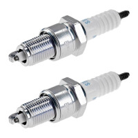 2 Spark Plugs with flat seal seat NGK aftermarket...