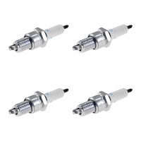 4 Zündkerzen mit Flachdichtsitz NGK...