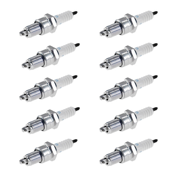 10 Spark Plugs with flat seal seat NGK IAM expertise for MAZDA and others