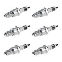 6 Spark Plugs with flat seat NGK Iridium IX suitable for...