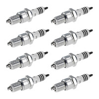 8 Spark Plugs with flat seat NGK Iridium IX suitable for...