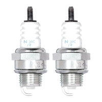 2 Spark Plugs with flat seal seat NGK IAM expertise for...