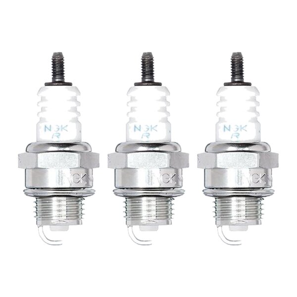 3 Spark Plugs with flat seal seat NGK IAM expertise for KAWASAKI and others