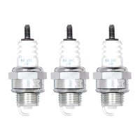 3 Spark Plugs with flat seal seat NGK IAM expertise for...