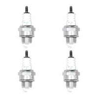 4 Spark Plugs with flat seal seat NGK IAM expertise for...