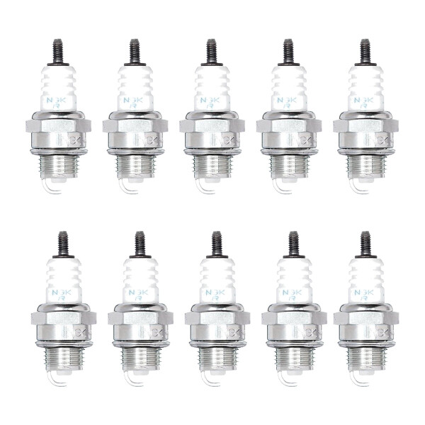 10 Spark Plugs with flat seal seat NGK IAM expertise for KAWASAKI and others