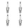 4 Spark Plugs fixed SAE connection NGK IAM expertise for SUZUKI and others