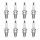 8 Spark Plugs fixed SAE connection NGK IAM expertise for SUZUKI and others