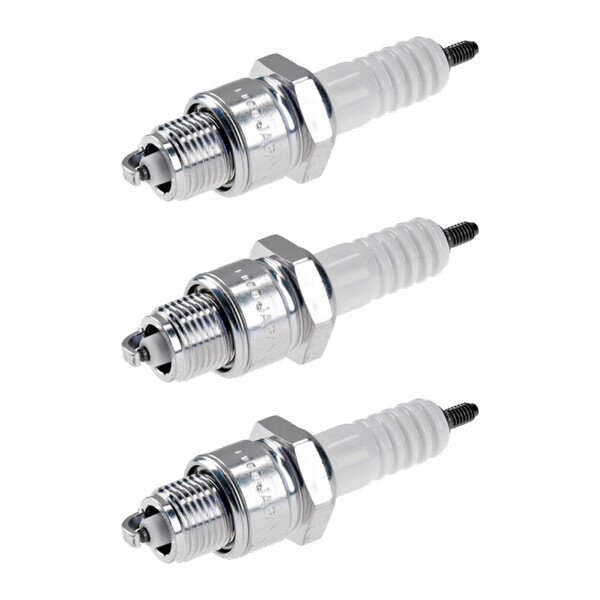 3 Spark Plugs with flat seal seat NGK aftermarket expertise for HONDA and others