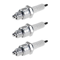 3 Spark Plugs with flat seal seat NGK aftermarket...