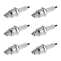 6 Spark Plugs with flat seal seat NGK aftermarket...