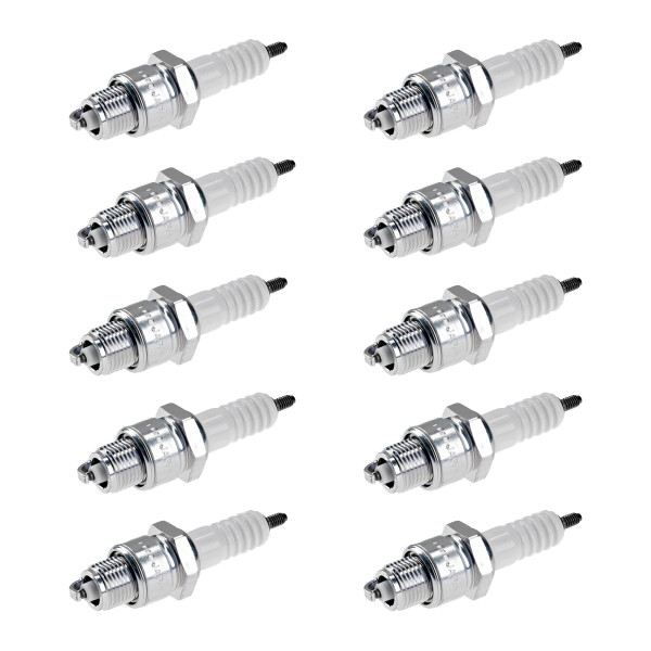 10 Spark Plugs with flat seal seat NGK IAM expertise for HONDA and others