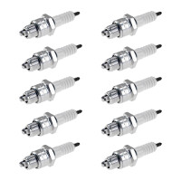10 Spark Plugs with flat seal seat NGK IAM expertise for...