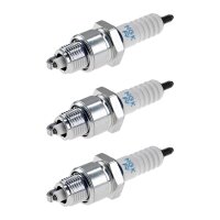 3 Spark Plugs with flat seal seat NGK IAM expertise for...