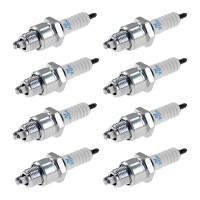 8 Spark Plugs with flat seal seat NGK IAM expertise for...