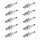 10 Spark Plugs fixed SAE connection NGK IAM expertise for TOYOTA and others