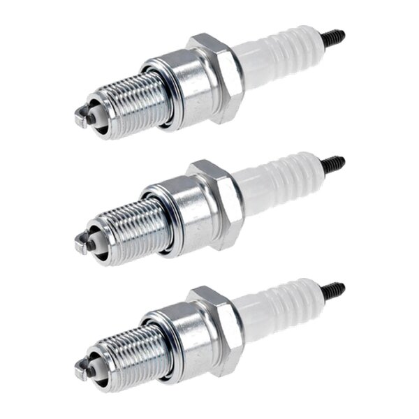 3 Spark Plugs with flat seal seat NGK IAM expertise for KAWASAKI and others