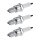 3 Spark Plugs with flat seal seat NGK IAM expertise for KAWASAKI and others