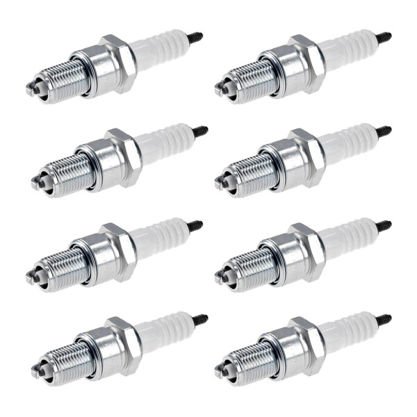 8 Spark Plugs with flat seal seat NGK IAM expertise for KAWASAKI and others
