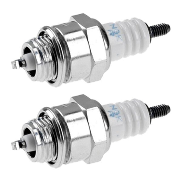 2 Spark Plugs with flat seal seat NGK aftermarket expertise for HONDA and others