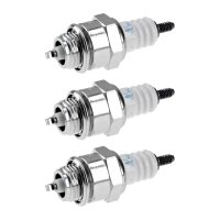 3 Zündkerzen mit Flachdichtsitz NGK...