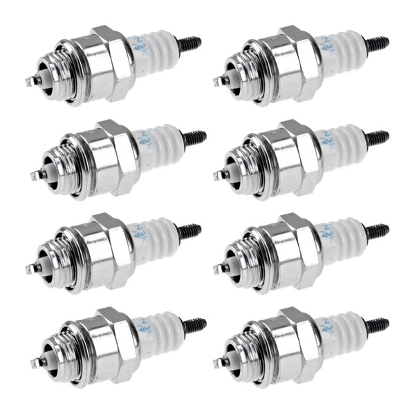 8 Spark Plugs with flat seal seat NGK aftermarket expertise for HONDA and others