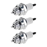 3 Spark Plugs with flat seal seat NGK aftermarket...