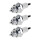 3 Spark Plugs with flat seal seat NGK aftermarket expertise for various vehicles