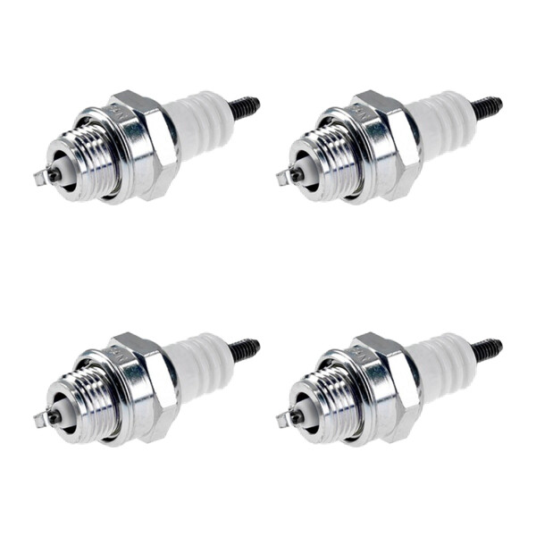 4 Spark Plugs with flat seal seat NGK aftermarket expertise for various vehicles