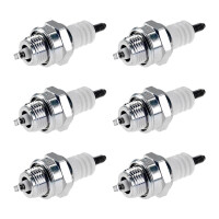 6 Spark Plugs with flat seal seat NGK aftermarket...
