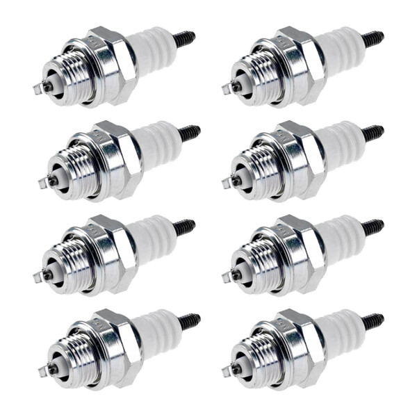 8 Spark Plugs with flat seal seat NGK aftermarket expertise for various vehicles