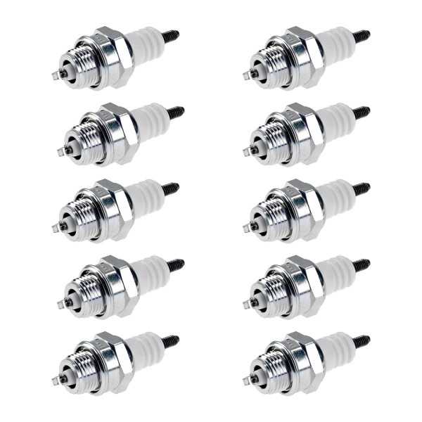10 Spark Plugs with flat seal seat NGK IAM expertise for various vehicles