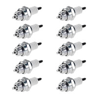 10 Spark Plugs with flat seal seat NGK IAM expertise for...
