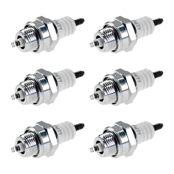 6 Spark Plugs with flat seal seat NGK aftermarket expertise for various vehicles