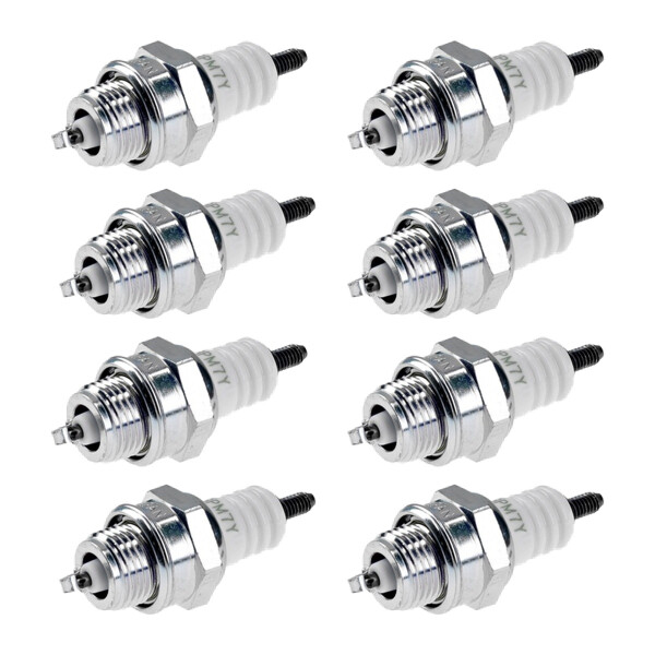 8 Spark Plugs with flat seal seat NGK aftermarket expertise for various vehicles