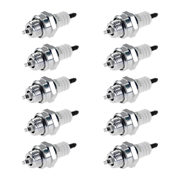 10 Spark Plugs with flat seal seat NGK IAM expertise for various vehicles