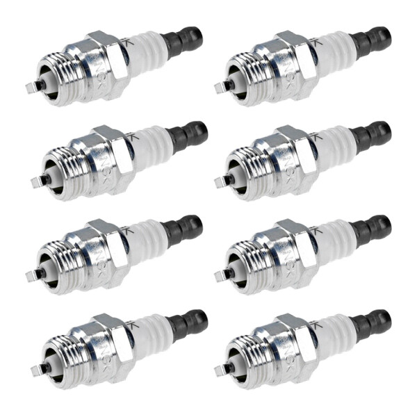 8 Spark Plugs fixed SAE connection NGK IAM expertise for various vehicles