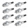 8 Spark Plugs fixed SAE connection NGK IAM expertise for various vehicles