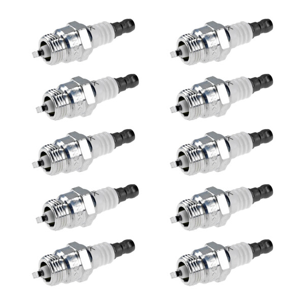 10 Spark Plugs fixed SAE connection NGK IAM expertise for various vehicles