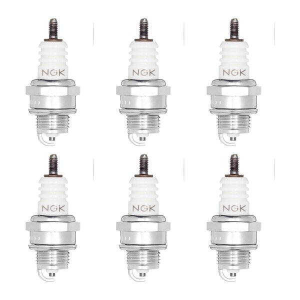 6 Spark Plugs with flat seal seat NGK IAM expertise for KAWASAKI and others