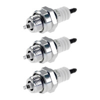 3 Spark Plugs with flat seal seat NGK aftermarket...